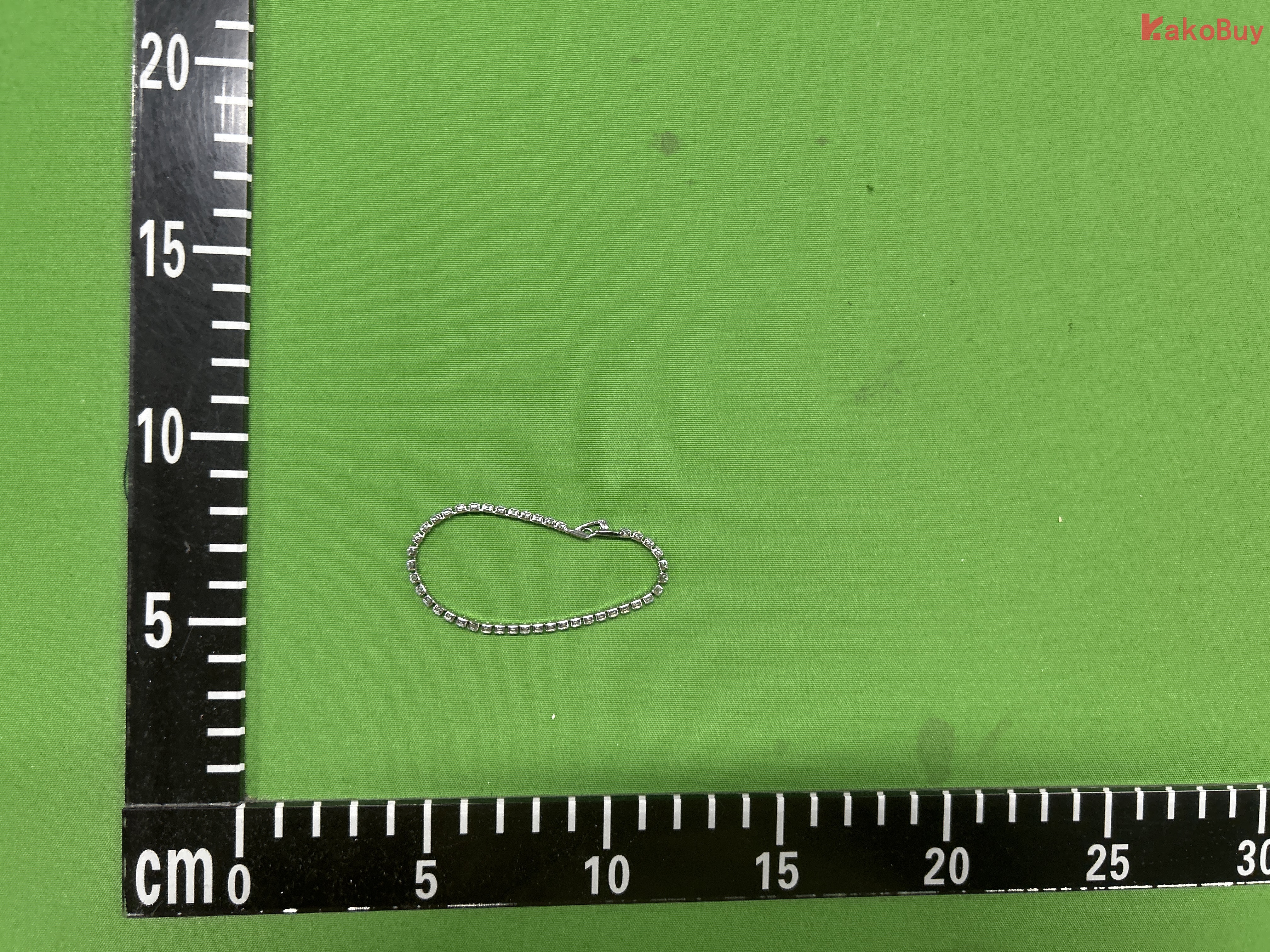 HB268 3mm排钻手链（白金色）【17cm】
